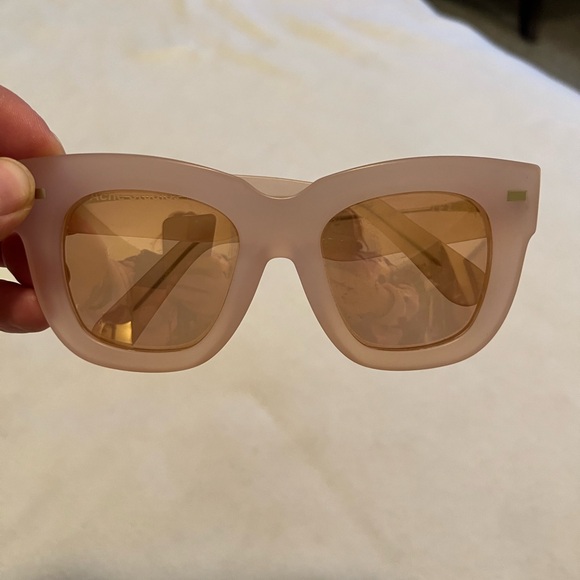 Acne Studios $395 Library sunglasses in pink acetate; good used condition! - Picture 3 of 12